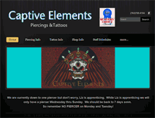 Tablet Screenshot of captive-elements.com